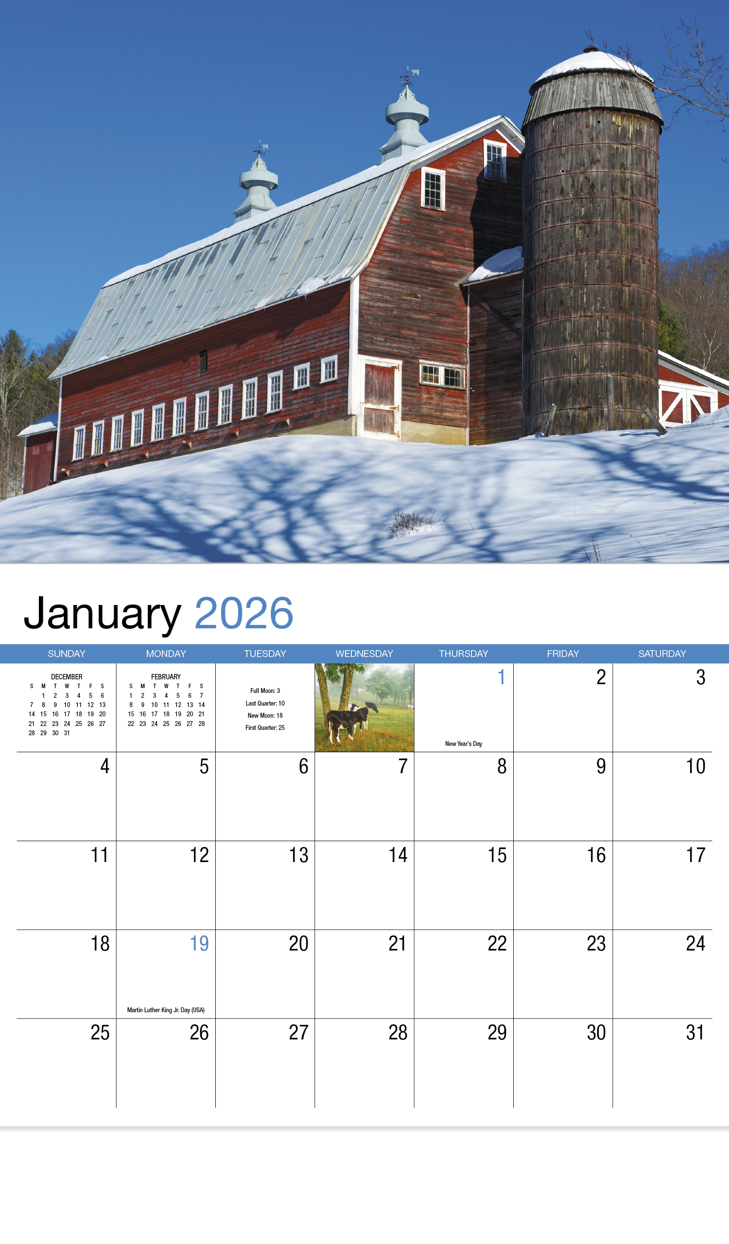 HotLine® Products America's Bounty Appointment Calendar - Stapled 29