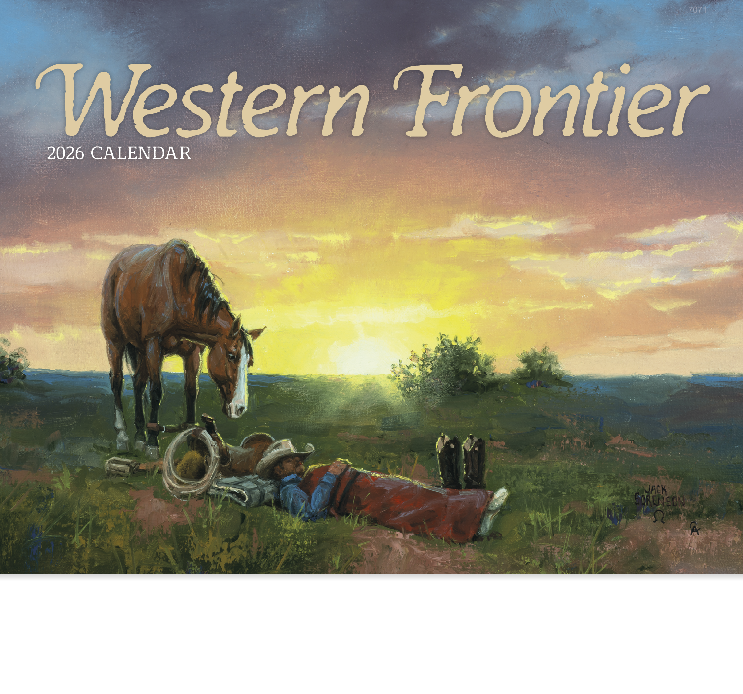 Good Value™ Western Frontier - Stapled Calendar 17