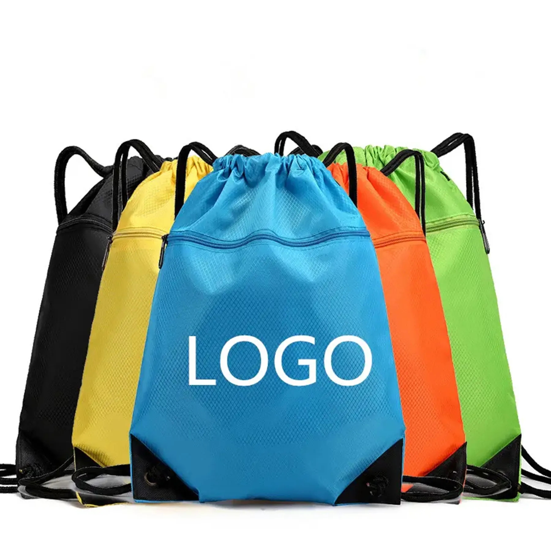 Backpack Waterproof Oxford Fabric Custom Drawstring Bags 2