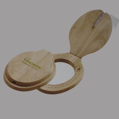 Wooden Trainer Cribbage Board 2
