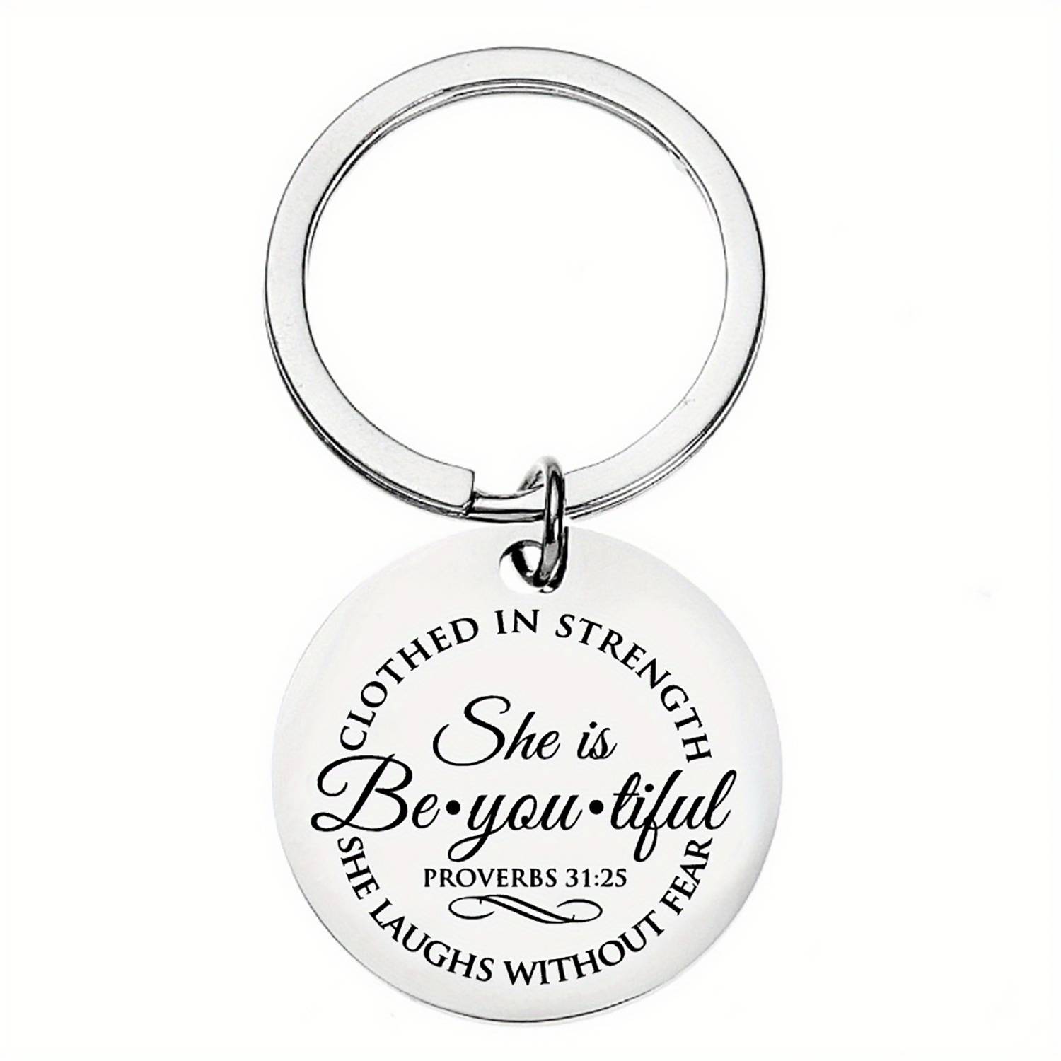 Custom Psalm 91 Religious Keychain 6