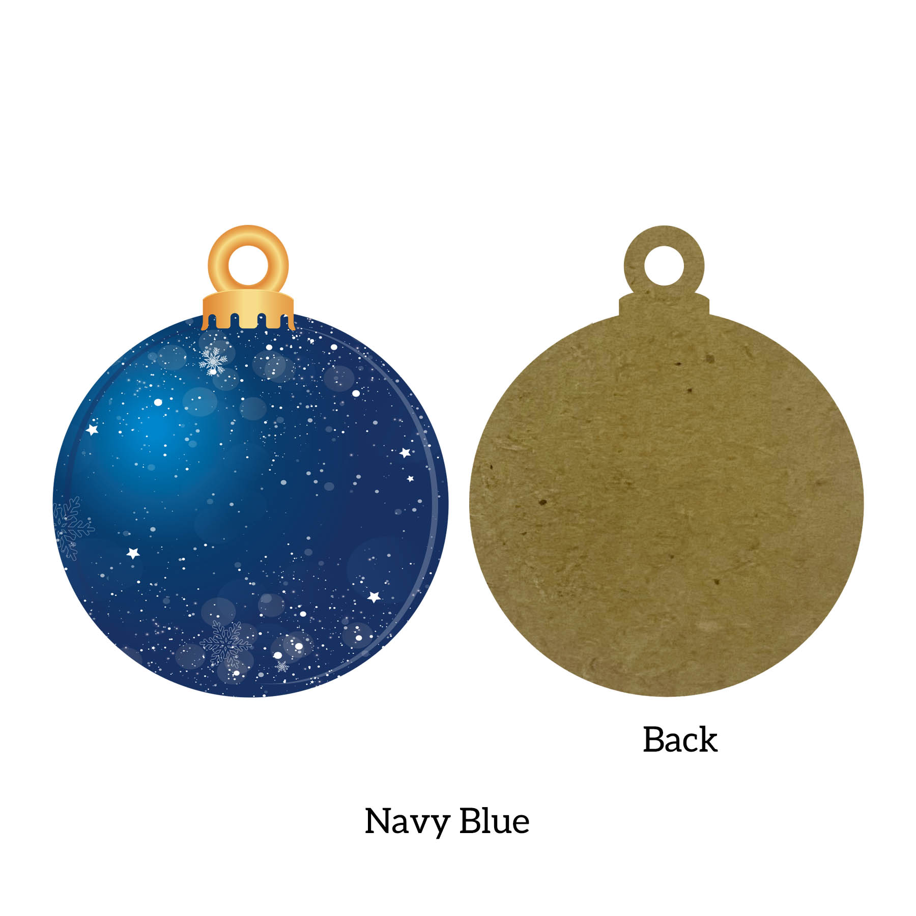 Free Shipping 3.5" Full Color Christmas Ornament - Snowball 5