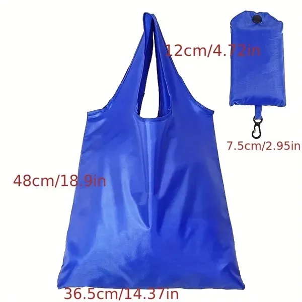 Foldable Large Grocery Reusable Shopping Bags, custom tote bag with logo imprint 2