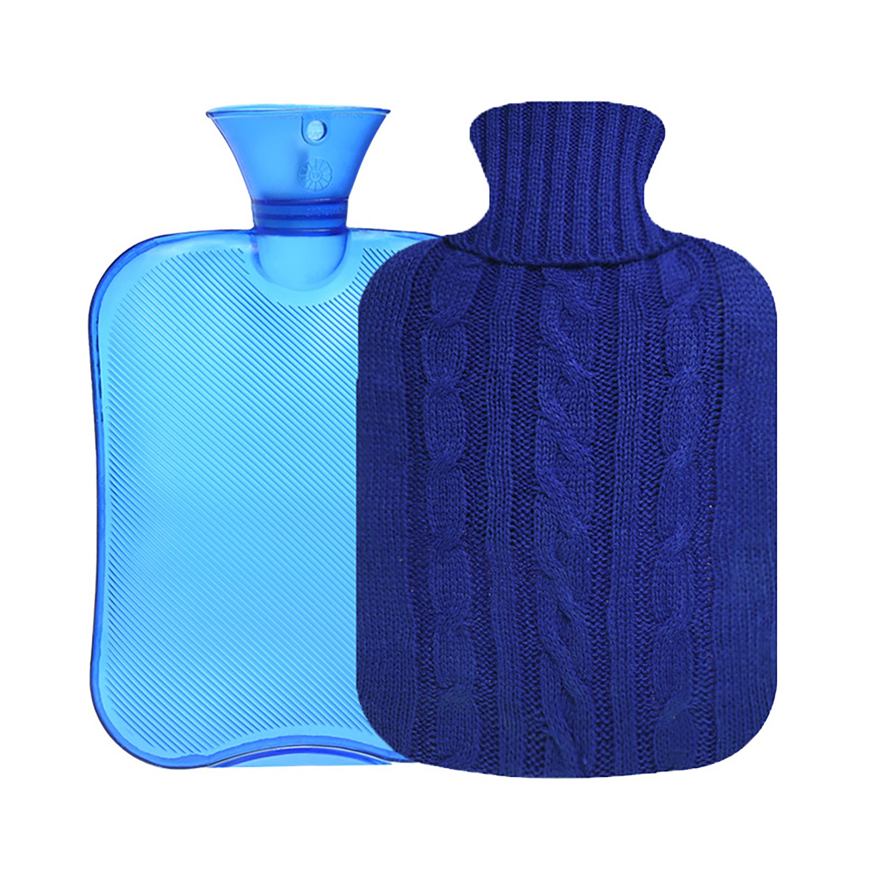 Hot Water Bottle with Knitted Cover 9