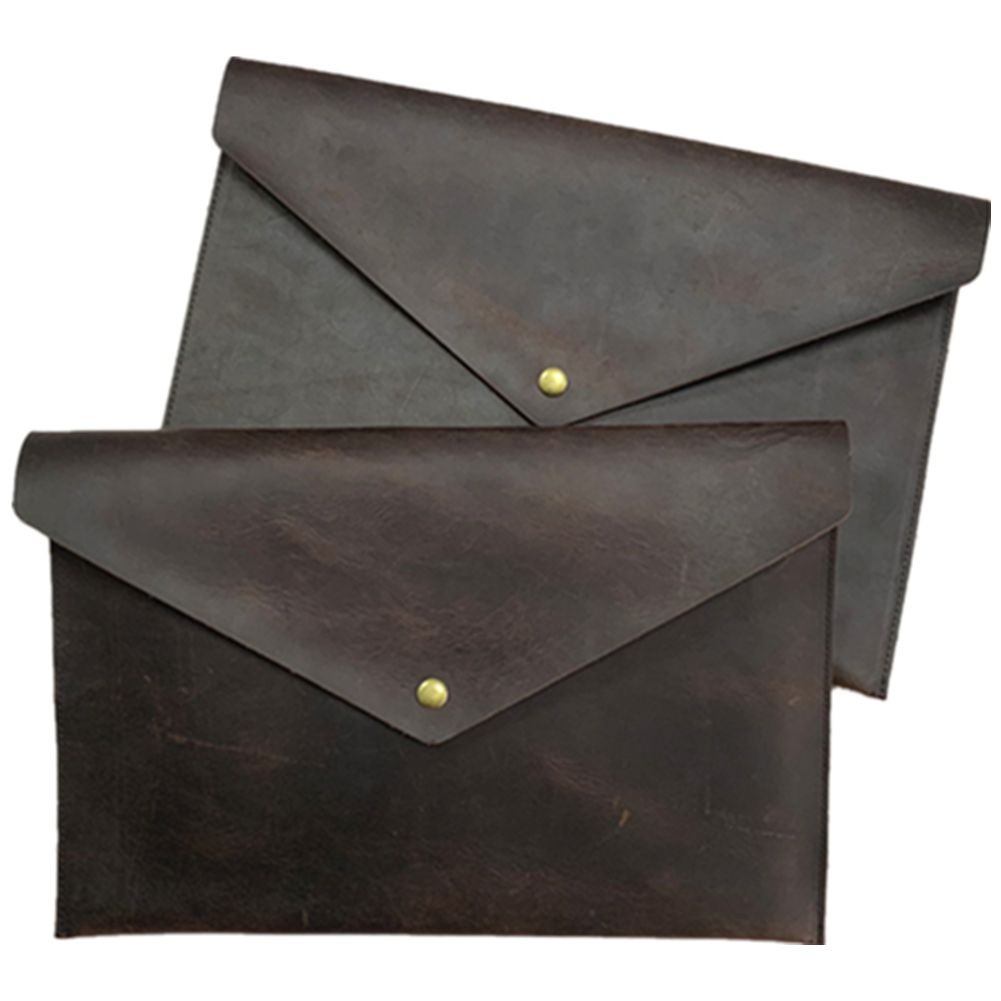 Vintage Leather Paper Document Case 3