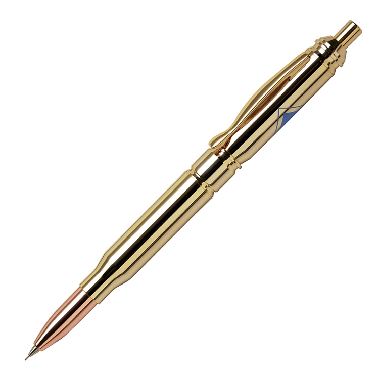 Brass Bullet Mechanical Pencil (Gold Top- 7mm Lead) 2