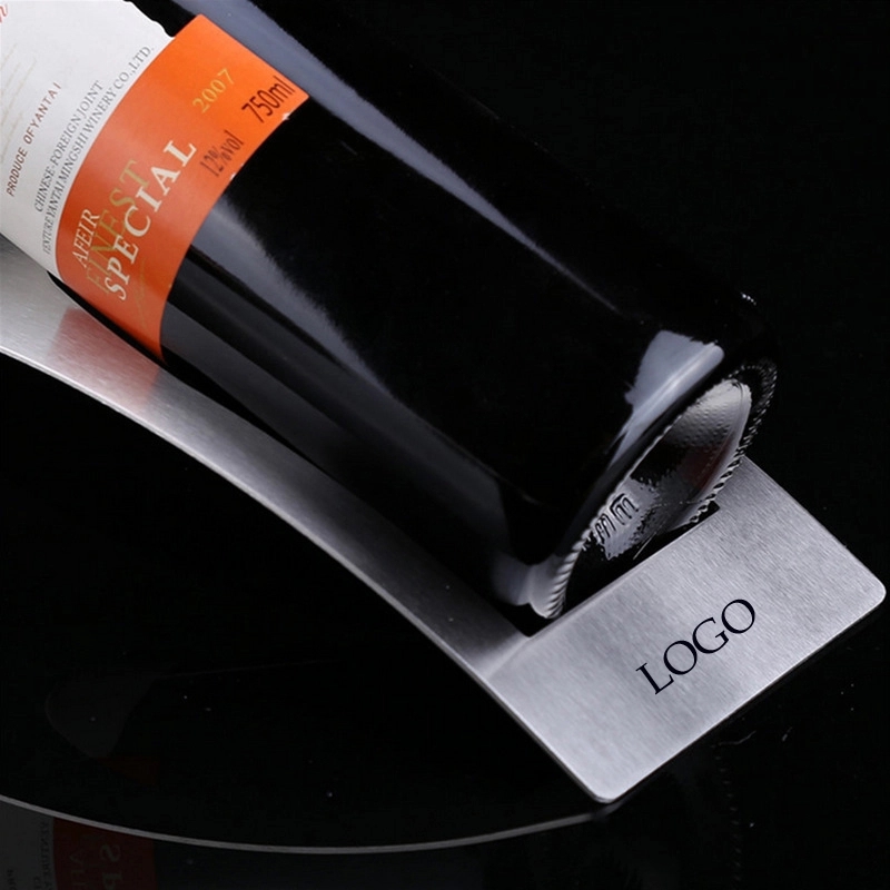 Stainless Steel Wine Bottle Holder, custom kitchen gadget with logo imprint 6