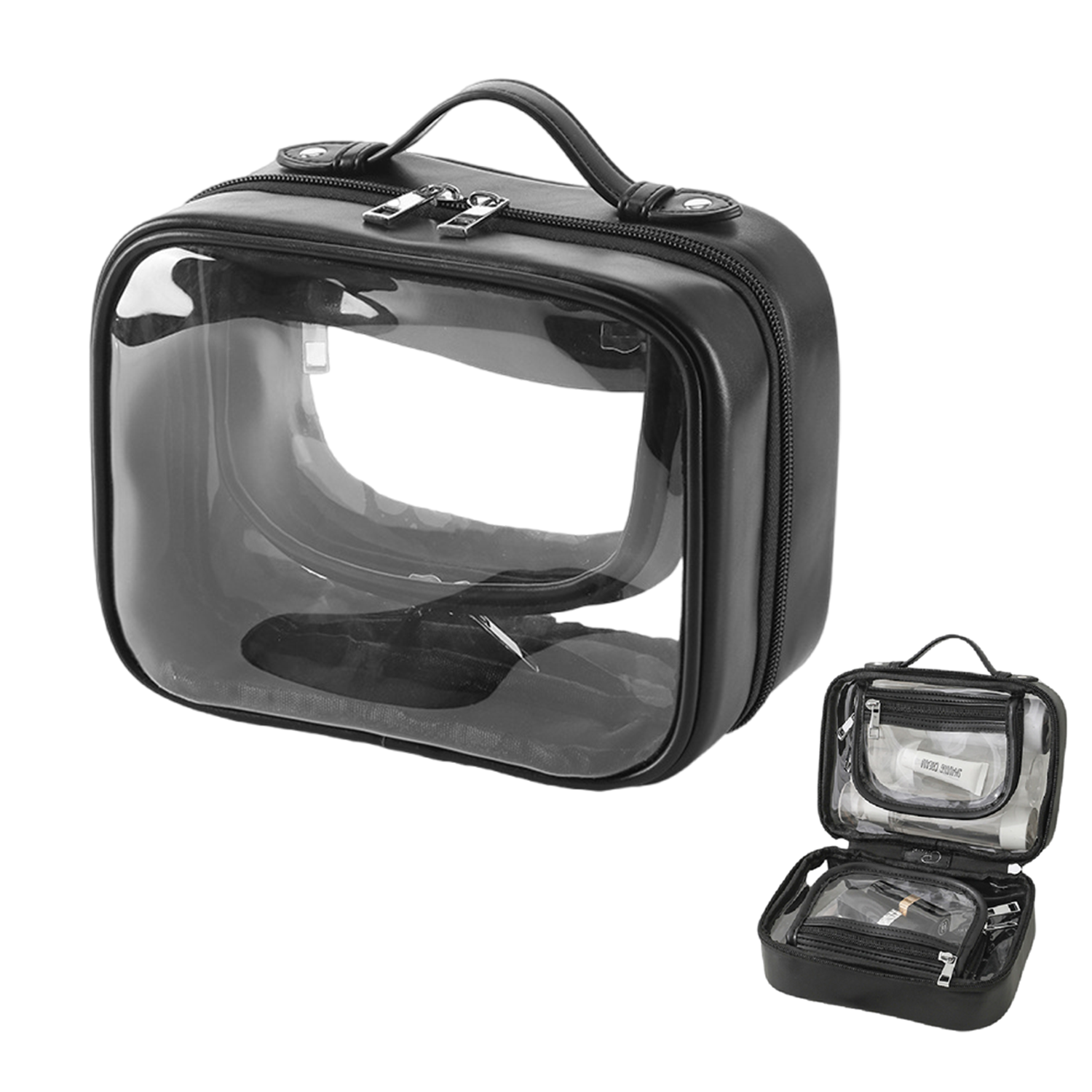 Transparent Waterproof Makeup & Toiletry bag 5