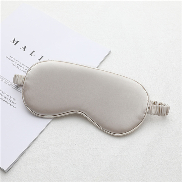 Double-sided imitation silk travel sleep eye mask 1