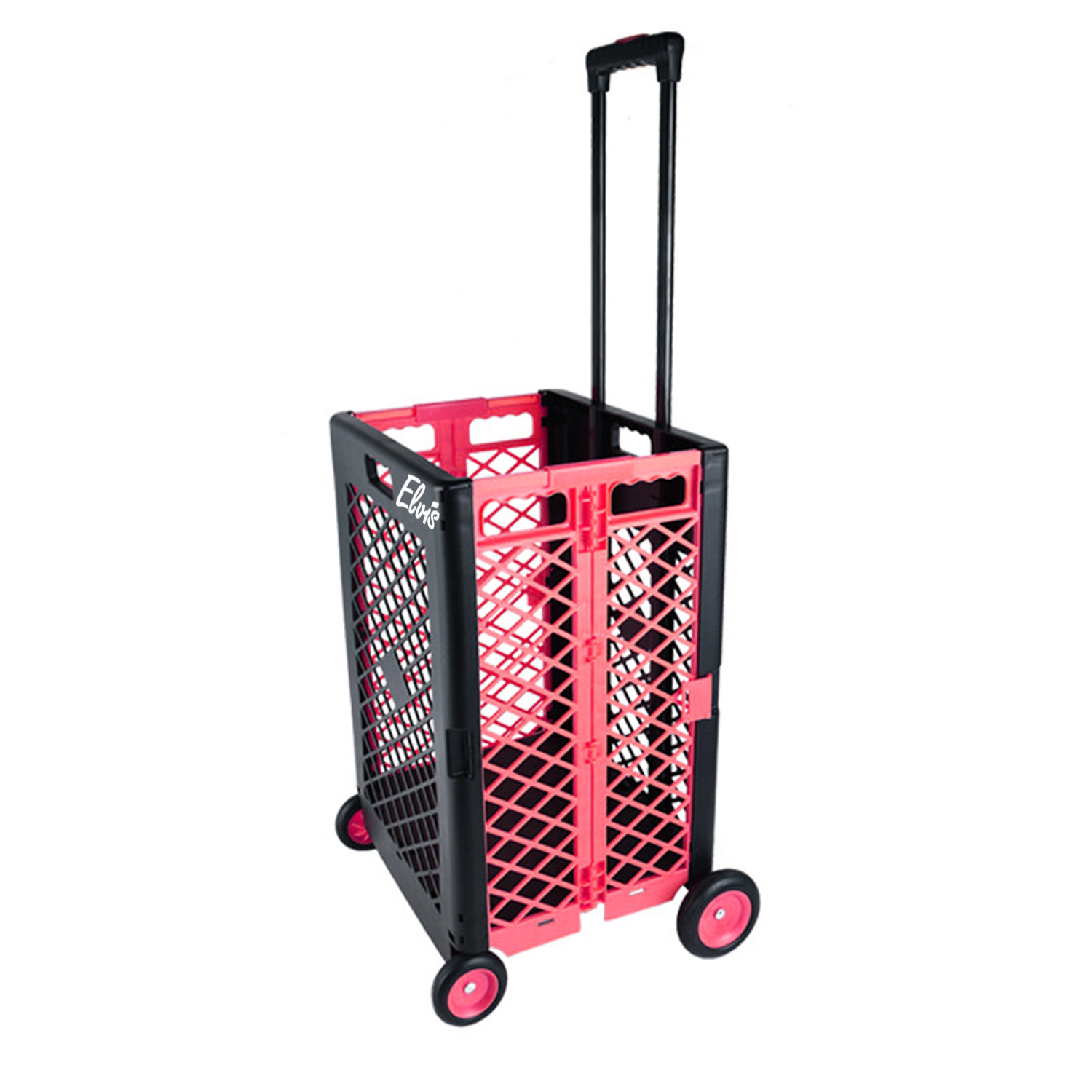Foldable Mesh Cart, Rolling & Collapsible, Easy Storage 3