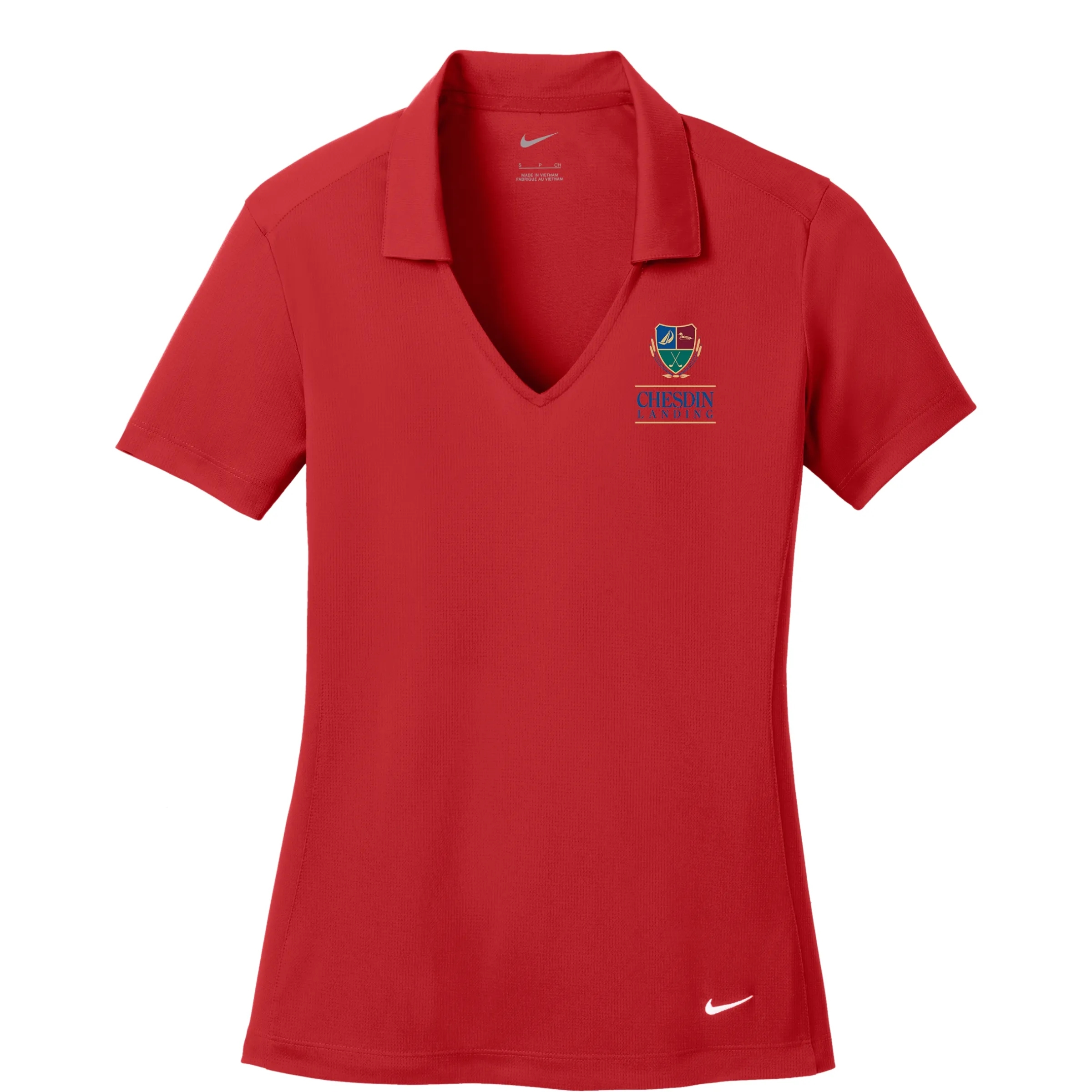 NIKE(R) LADIES DRI-FIT VERTICAL MESH POLO 21