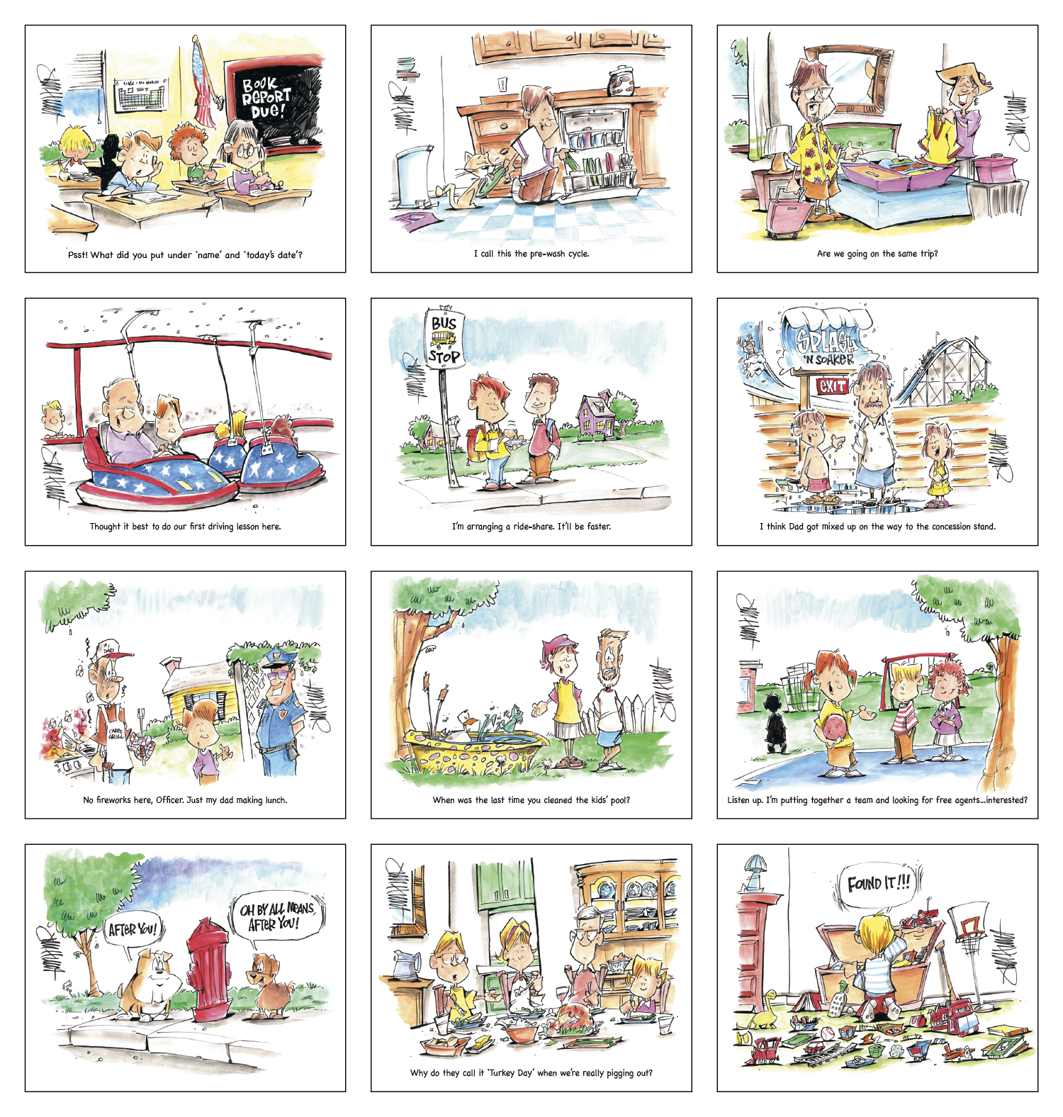 Good Value™ Laughing It Up - Stapled Calendar 64