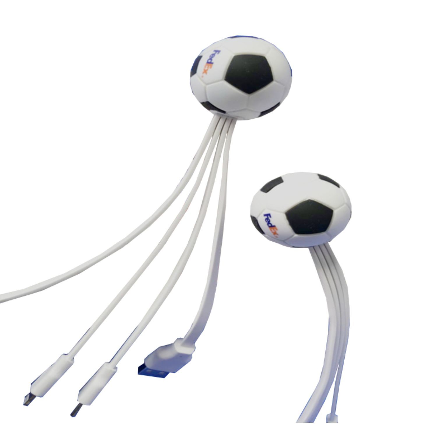 Soccer Style PVC 4-IN-1 USB Adapter 2