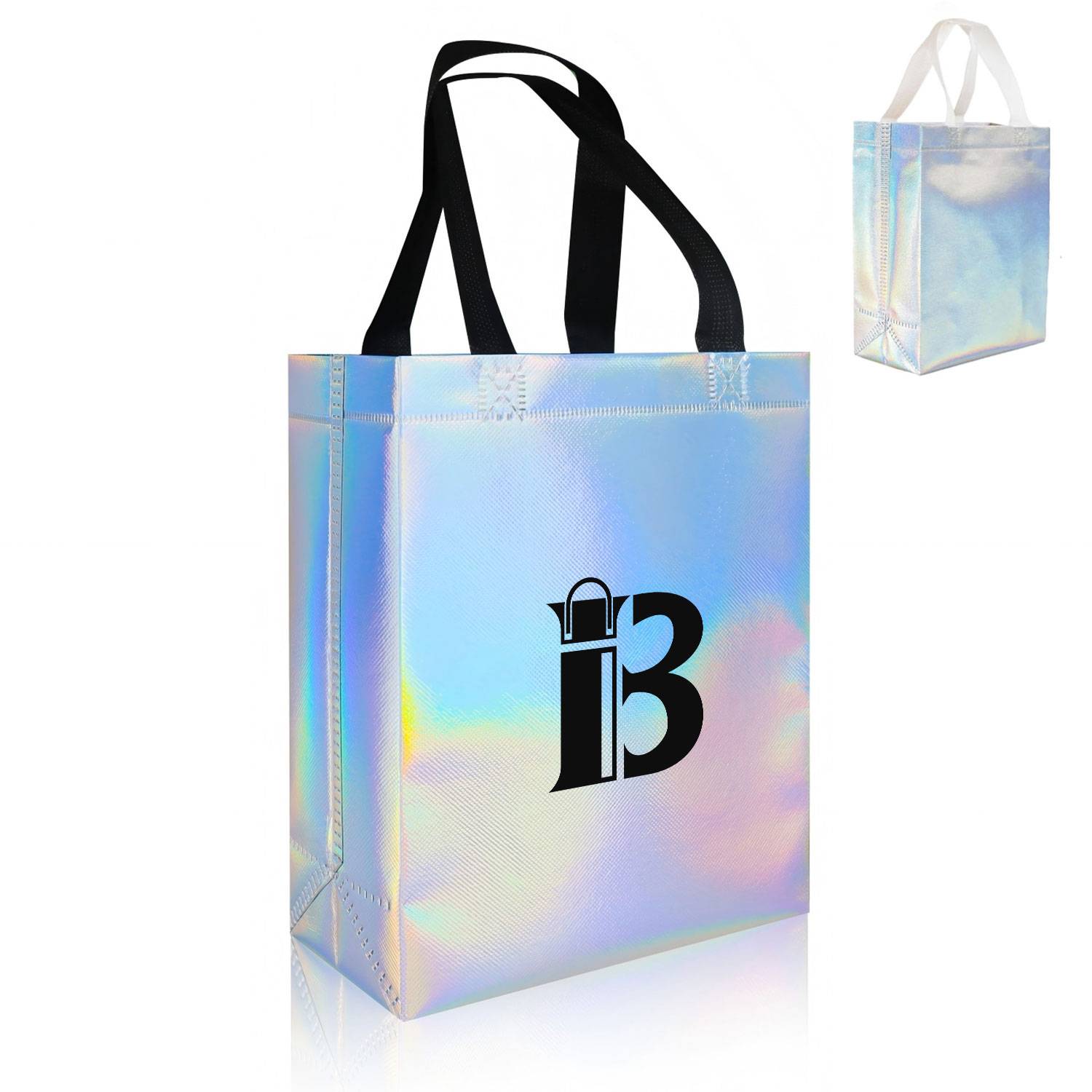 Holographic Non-Woven Laminated Gift Bag w/ Handle 1