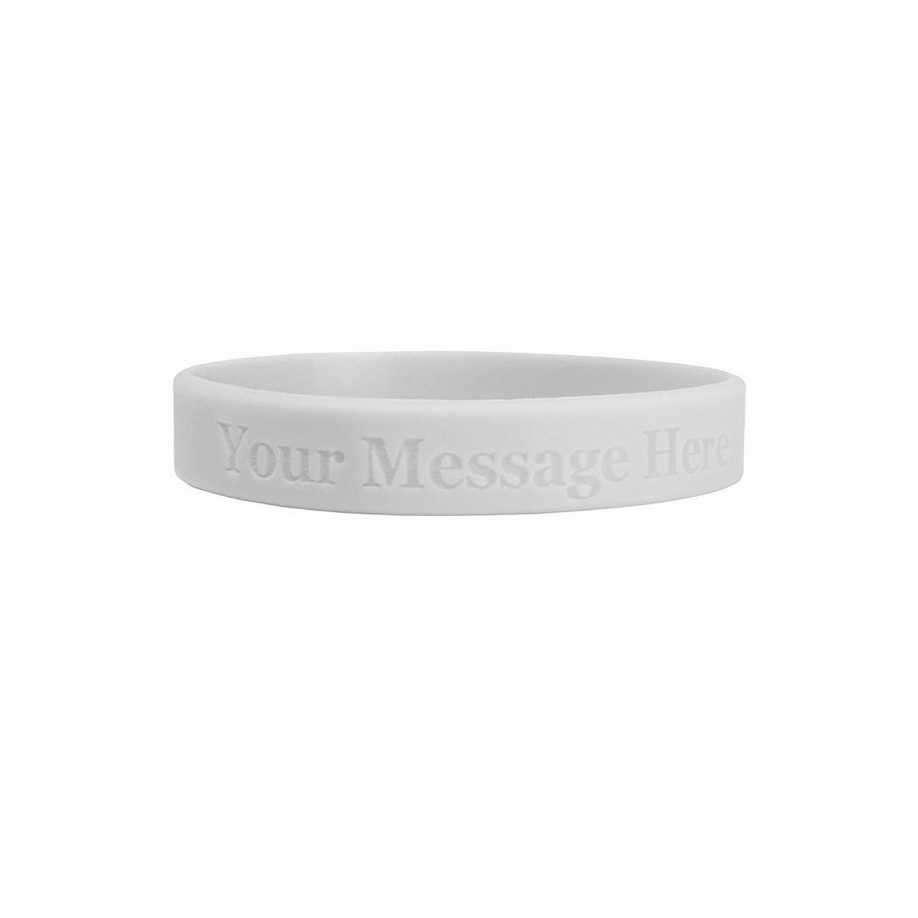 Embossed Silicone Wristband 2