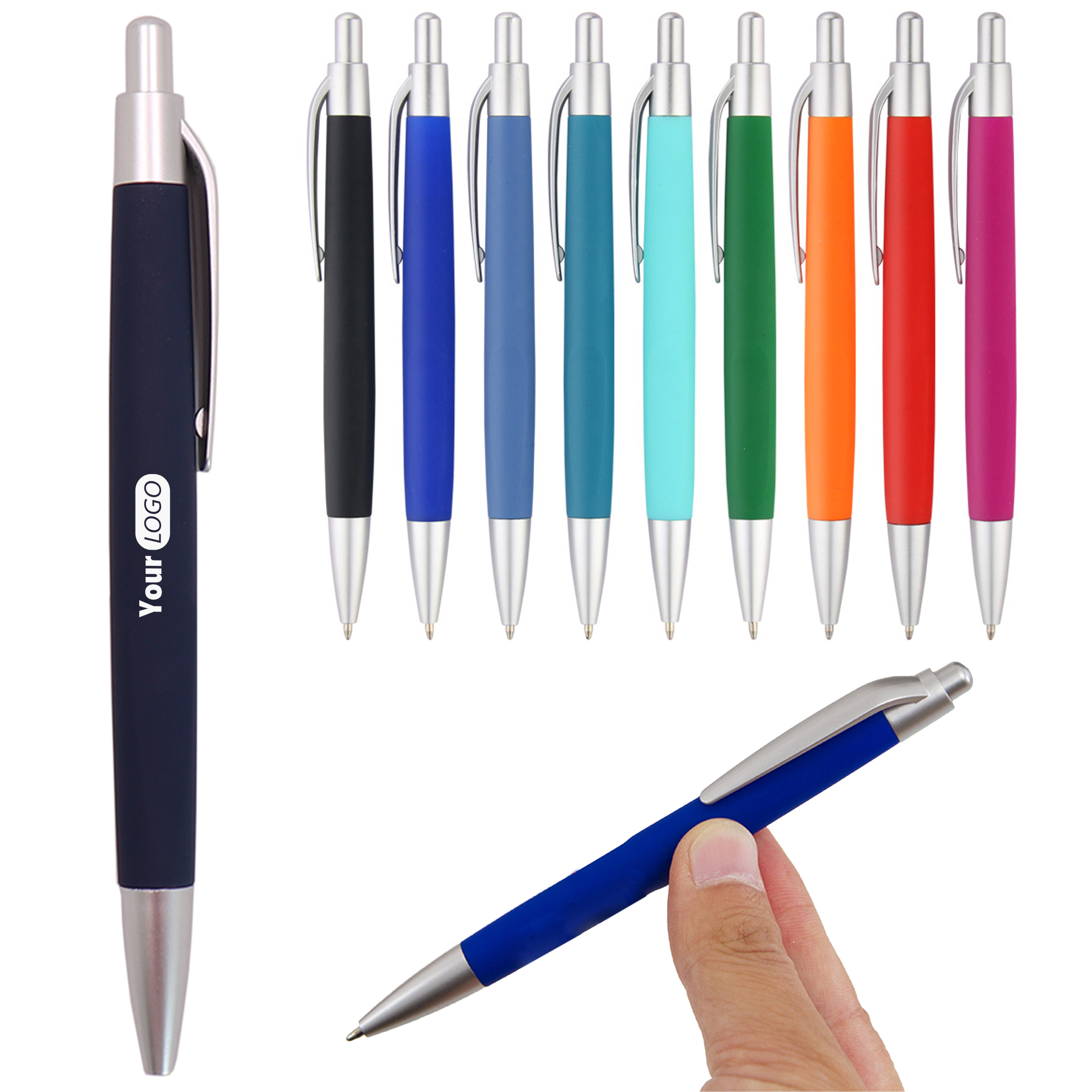 Plastic Press Ballpoint Pen 1