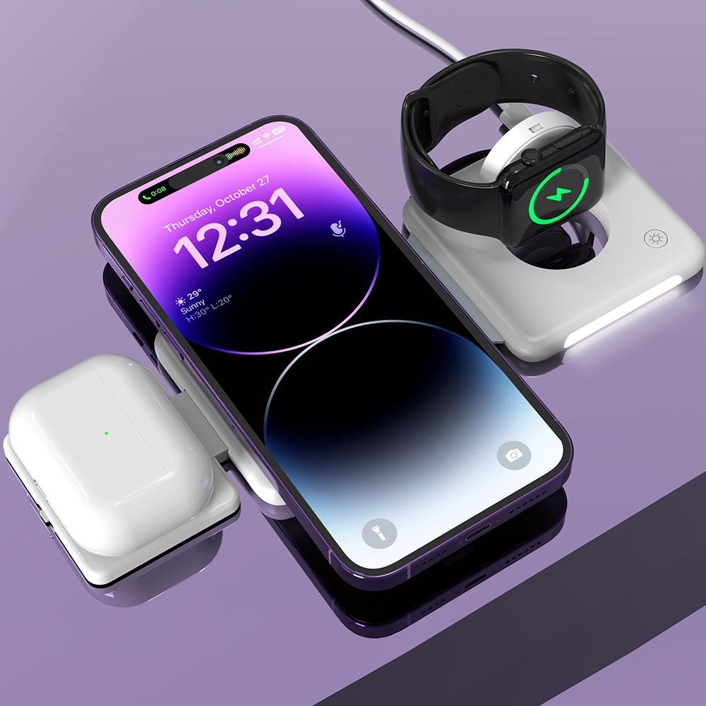 Cypress 3 in 1 MagSafe Foldable Wireless Charger 7