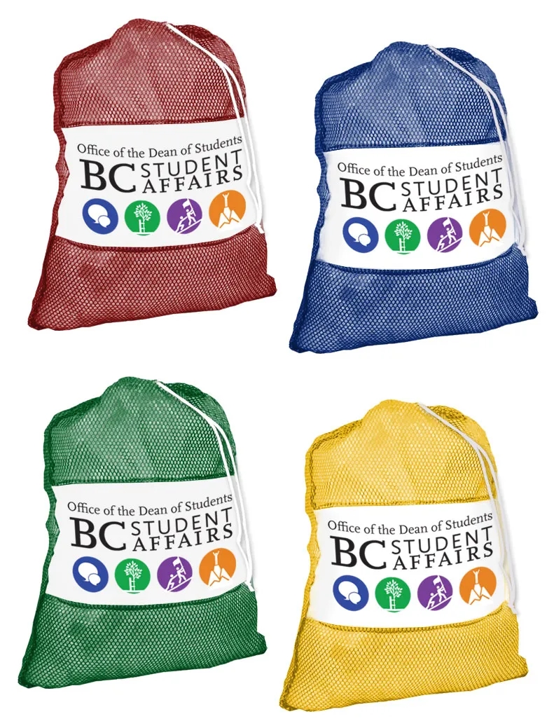 Mesh Laundry Bag With Panel 7
