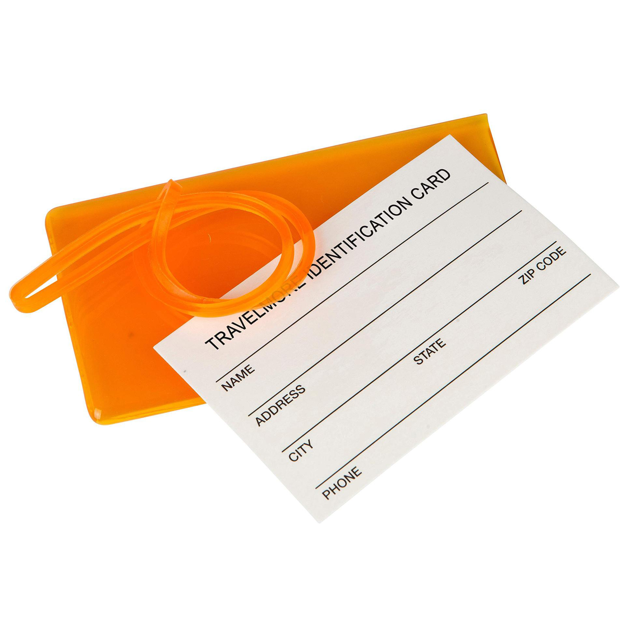 PVC Luggage Tag Baggage Identification Hanging Label 6