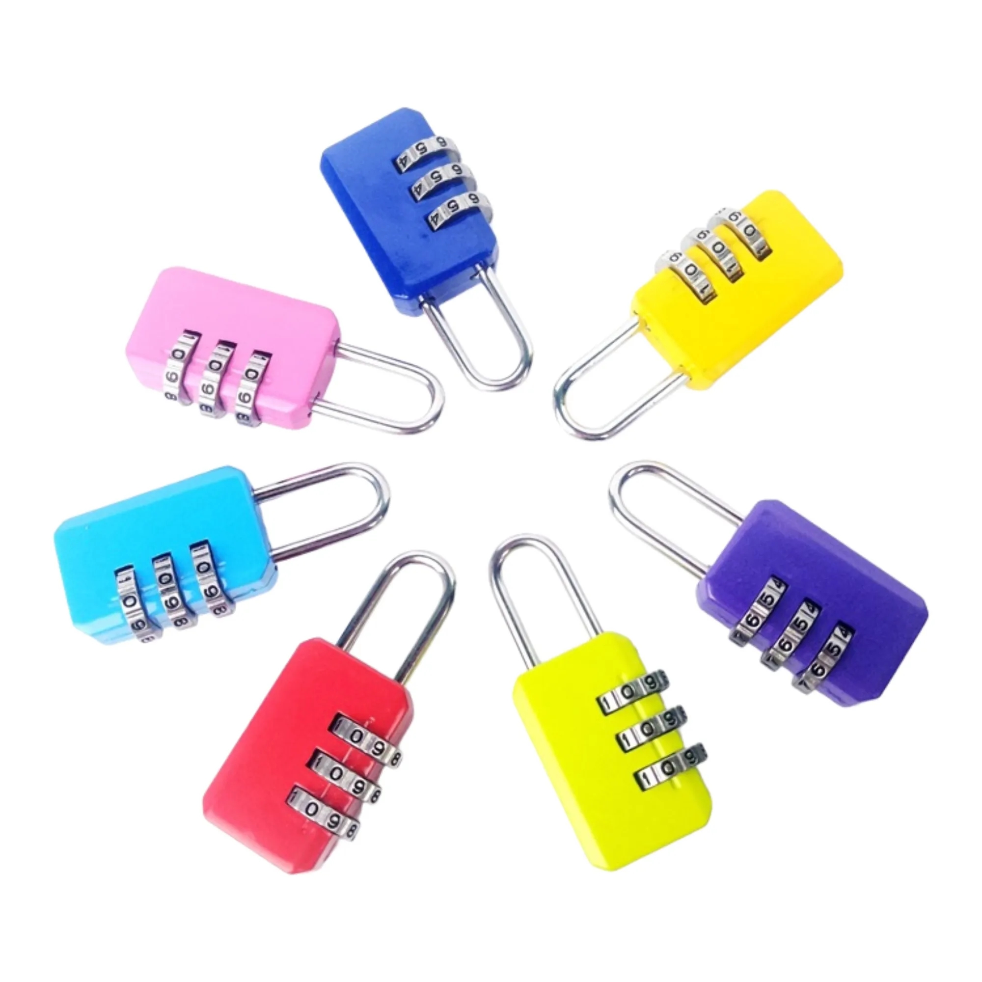 3-Digit Mini Metal Combination Lock 6