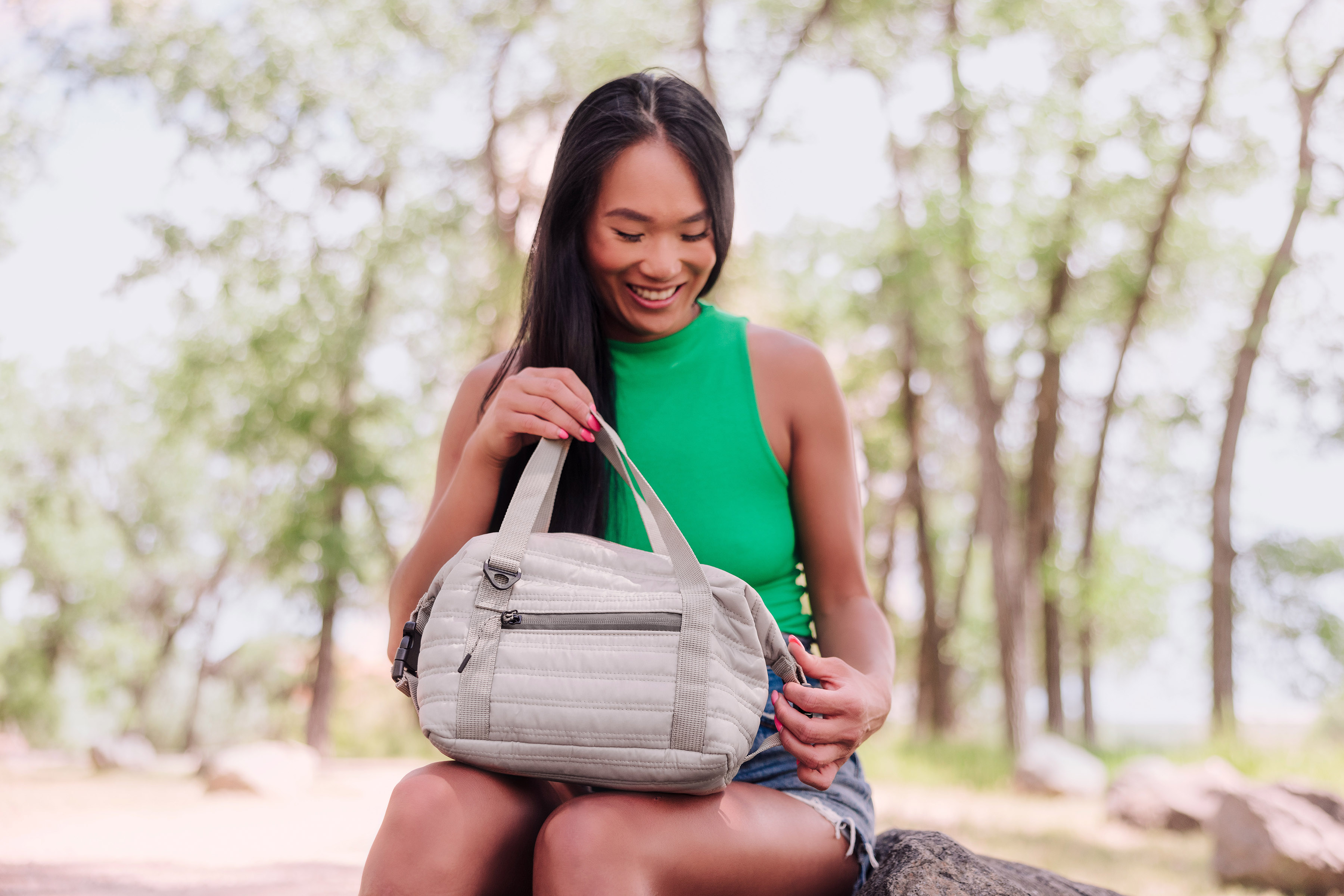 Midday Quilted Washable Insulated Lunch Bag 13