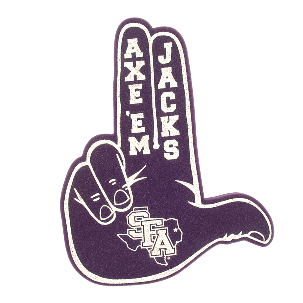 18" Double Finger Foam Mitt 8