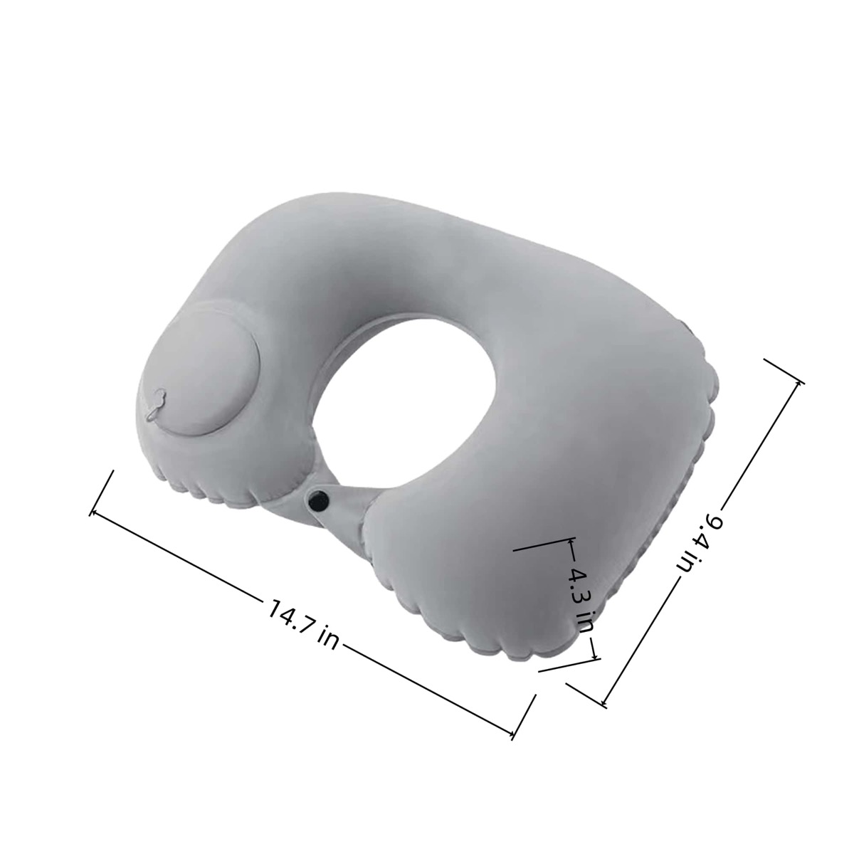 Pressurized Inflatable PVC U-shaped Pillow 1