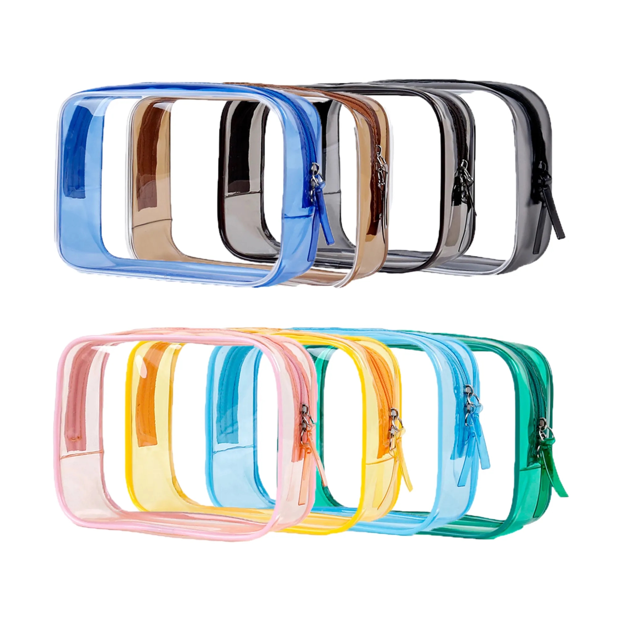 PVC Clear Makeup Bag MOQ 100 2