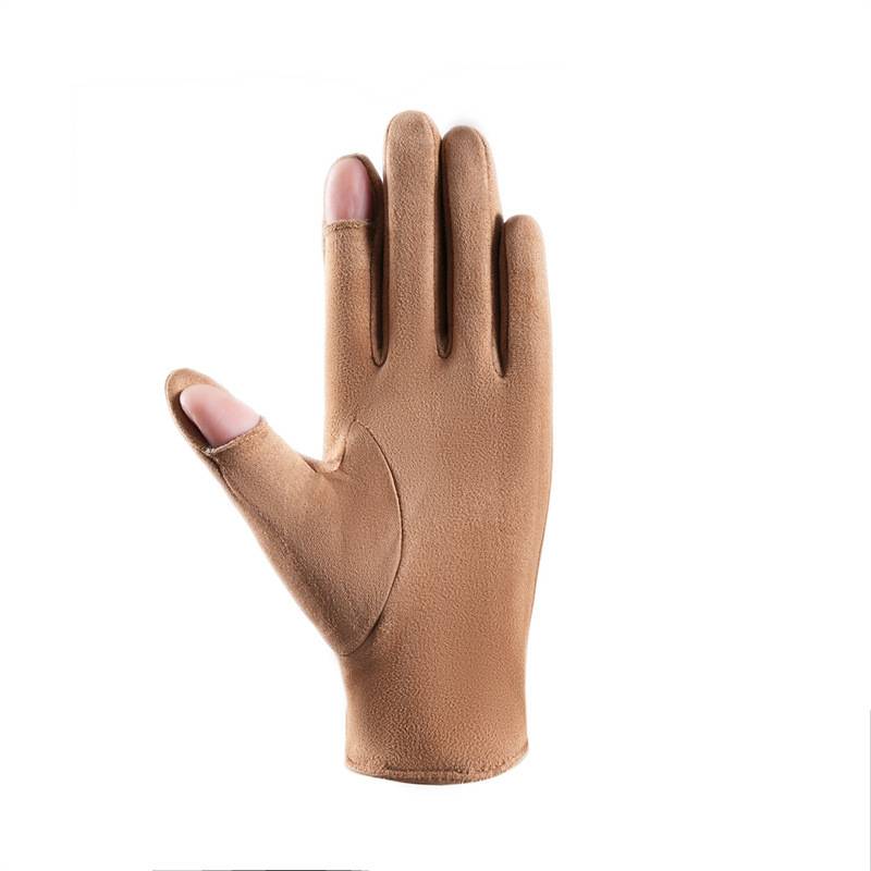 Winter Suede Gloves For Women 7