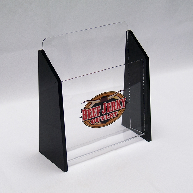 Countertop Literature Holder with Angled Sides 8 5w