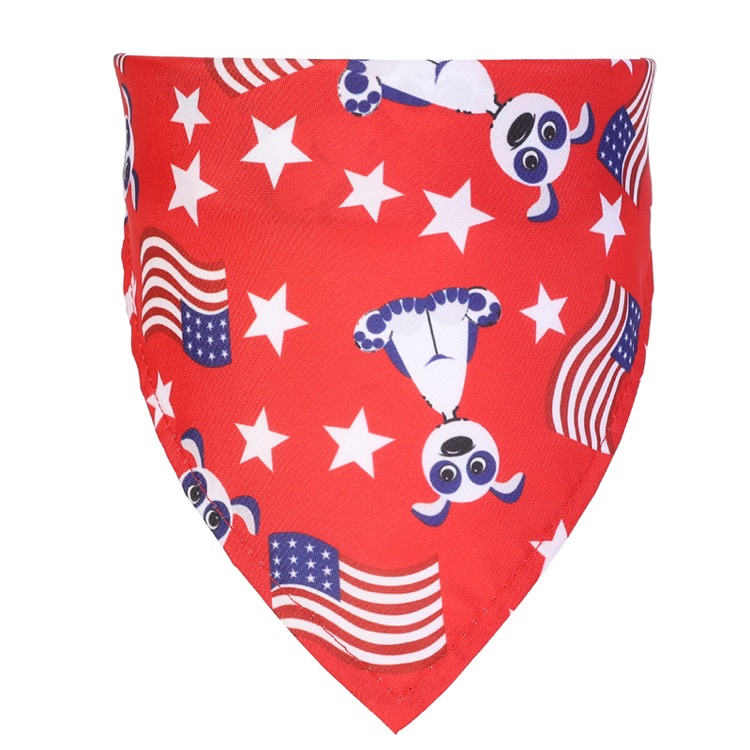 Dog Bandana Square Cat Scarfs Puppy Accessories Aring Pet 2
