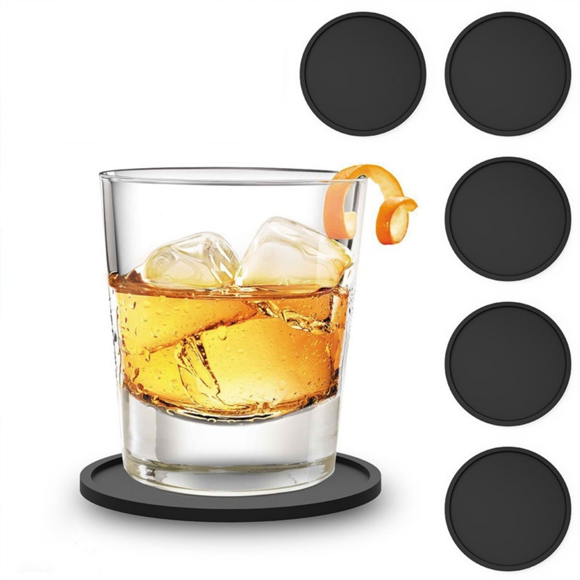 Reusable Drink Coasters Set of 8 Pcs 5