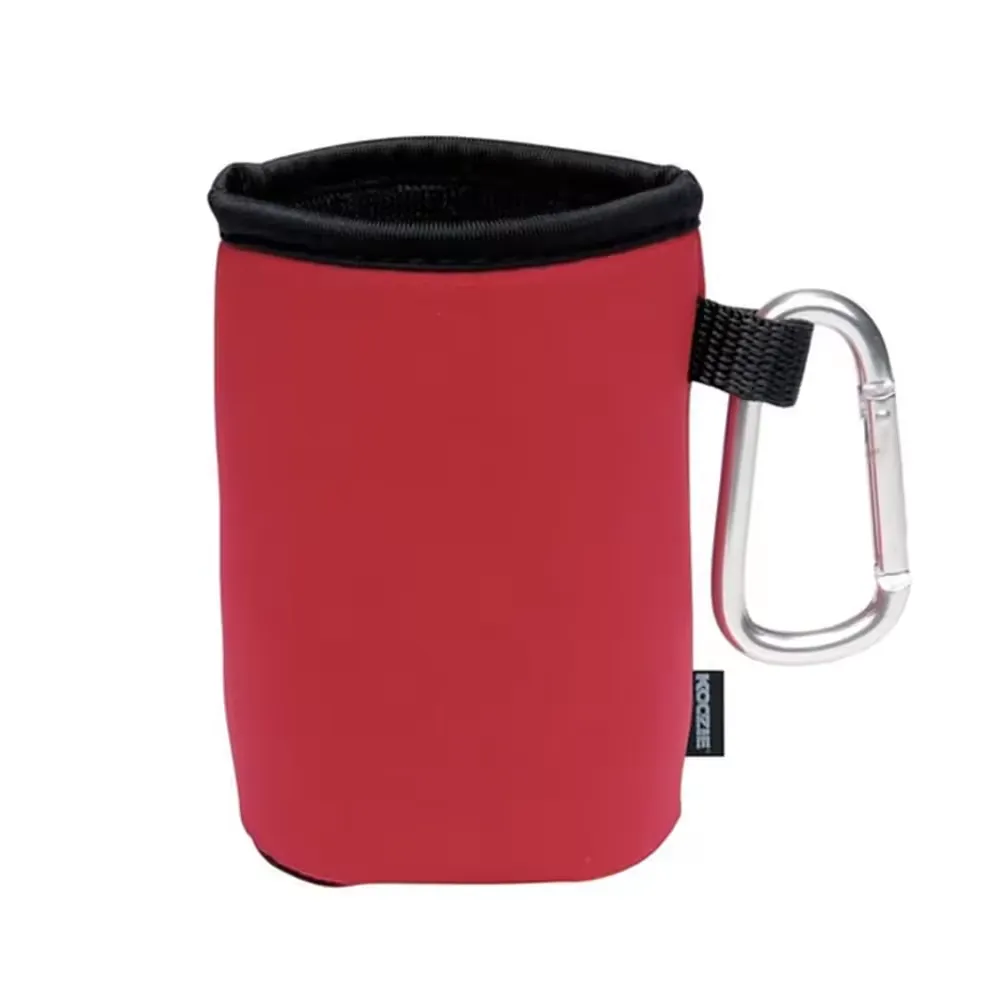 Can Cooler with  Carabiner, custom koozie with logo imprint 3