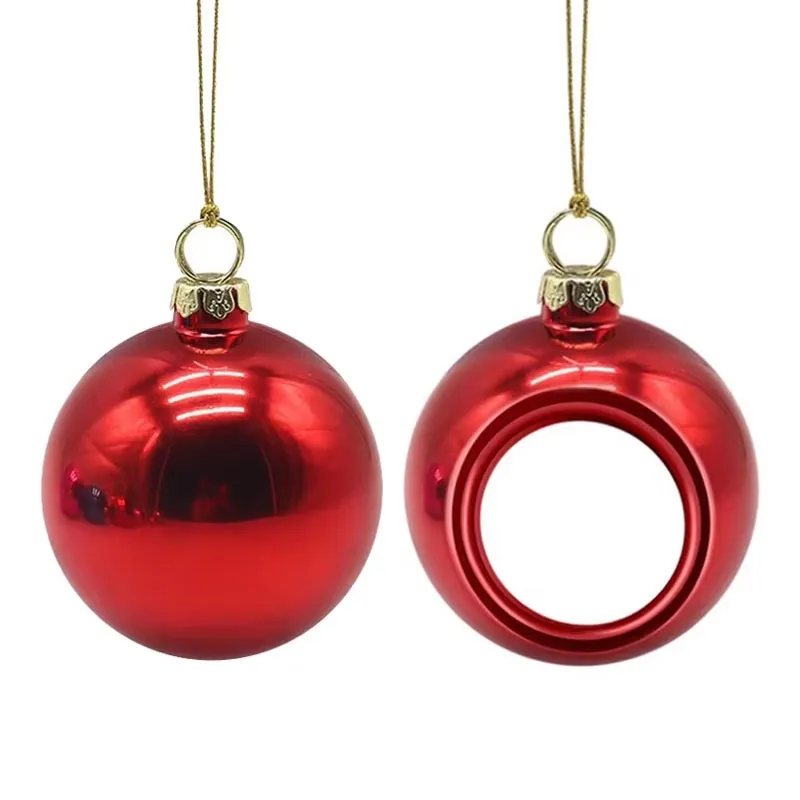 Sublimation Christmas Tree Hanging Balls Ornaments 3