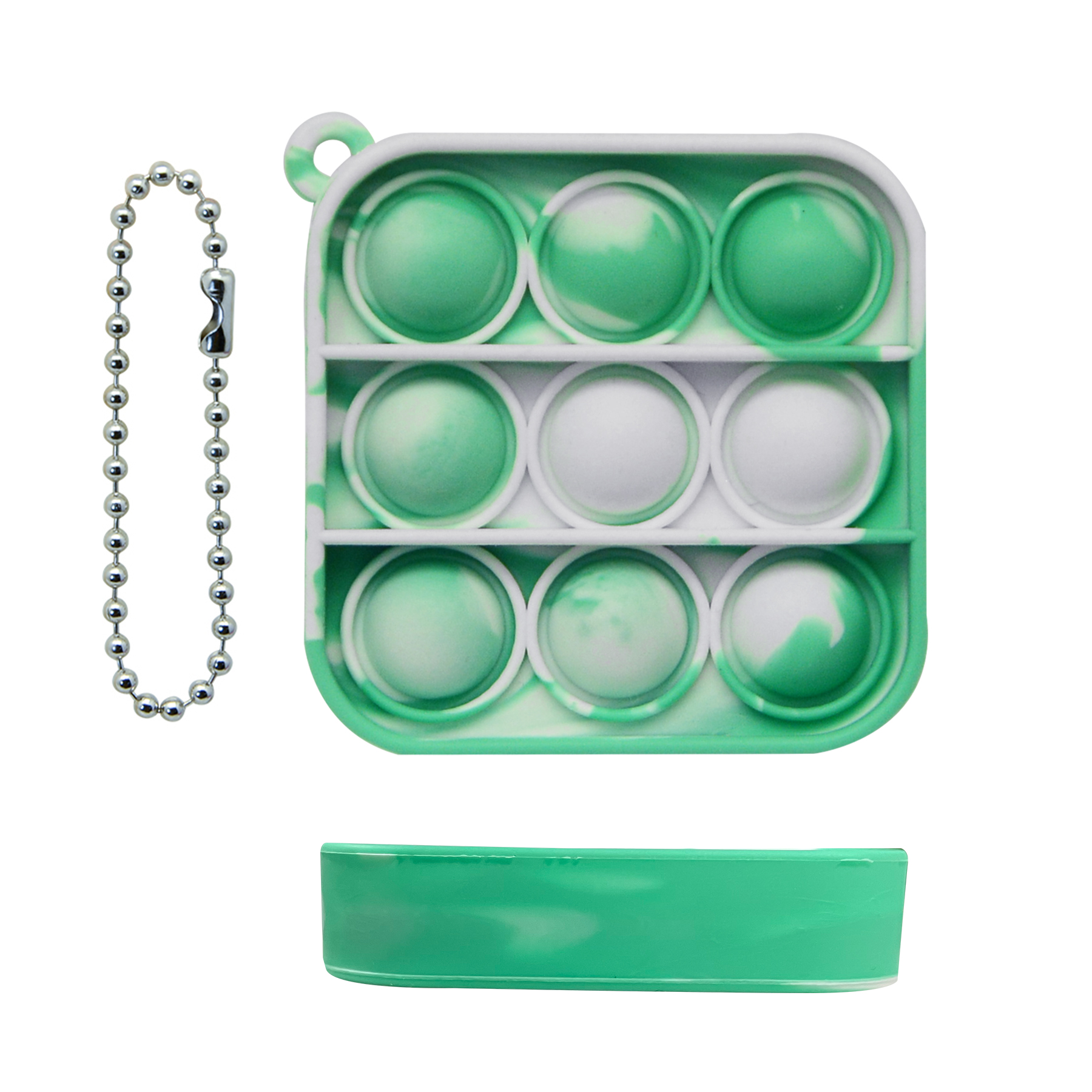 Mini Square Bubble Fidget Keychain 12