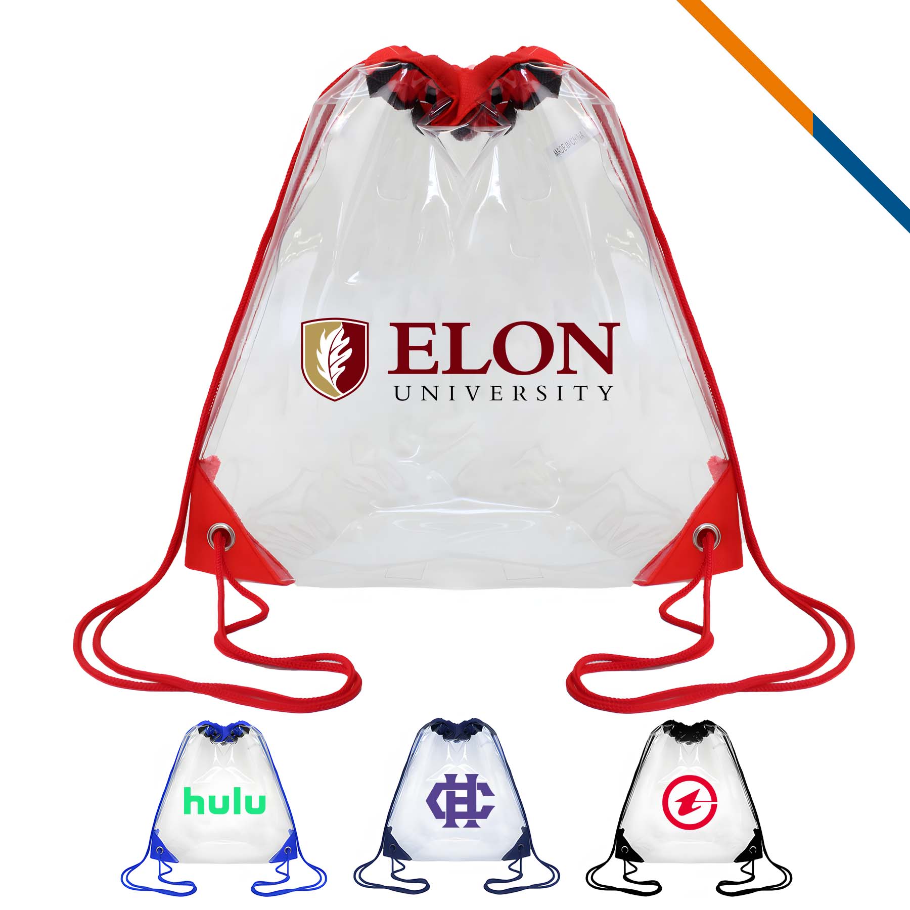 Neest Clear Drawstring Backpack 6