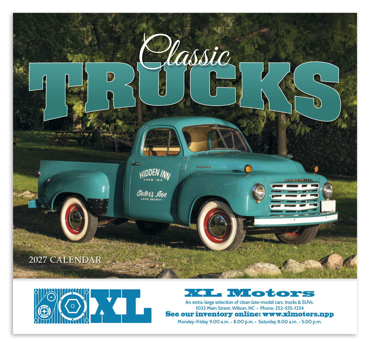 HotLine® Products Classic Trucks Appointment Calendar - Stapled 36