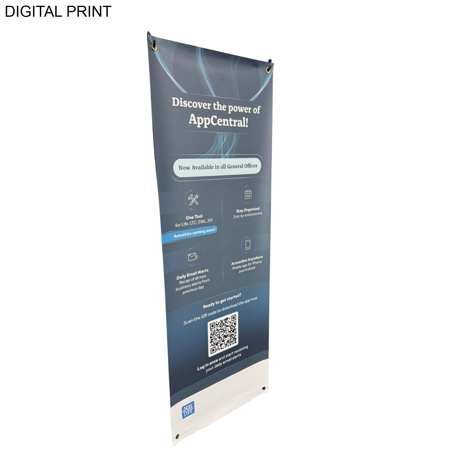 48Hr Quick Ship - Tradeshow Package, Tripod Banner with Graphic DP651 + Sublimated Tablerunner SU520 5