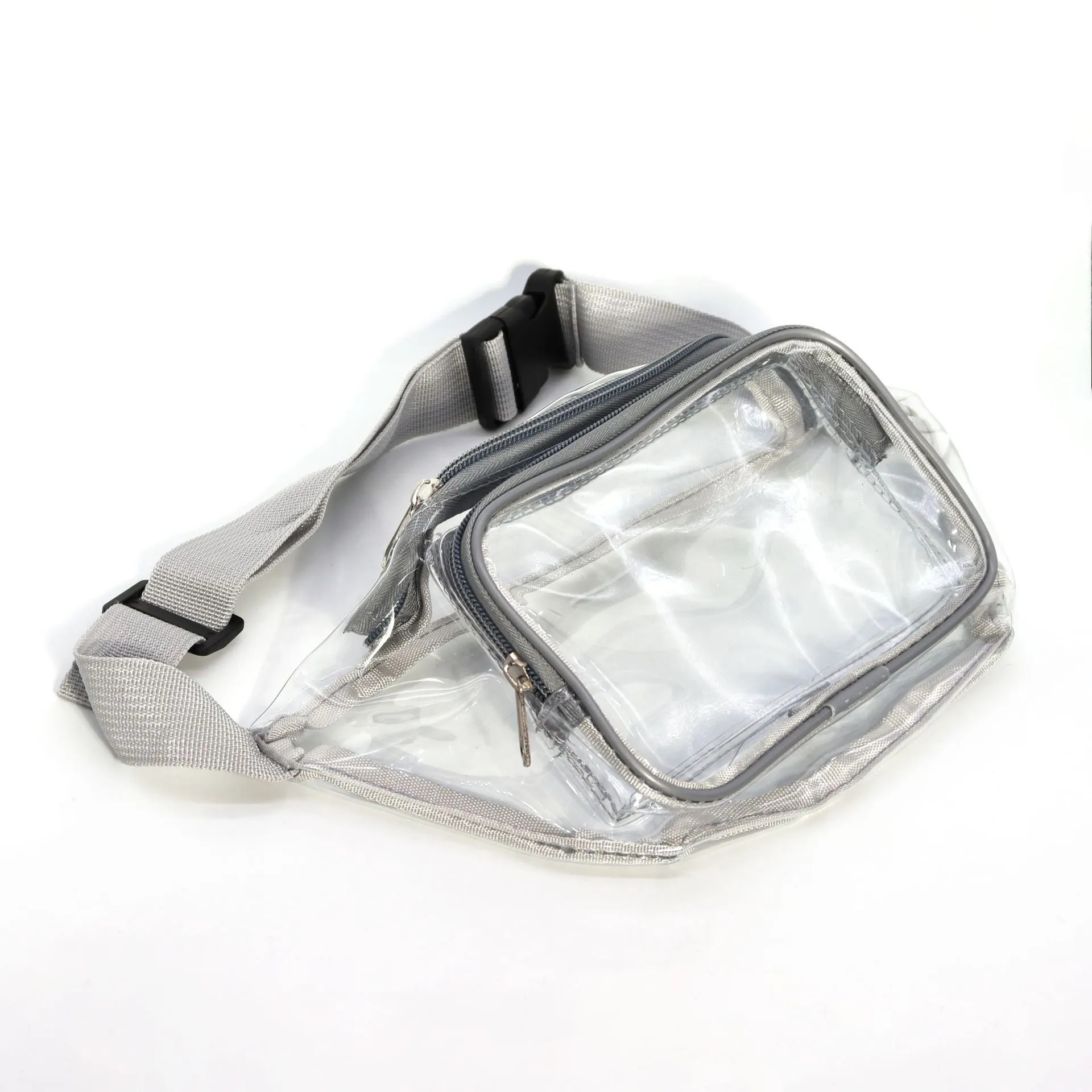 Clear Fanny Pack w/ Zipper Pockets 7