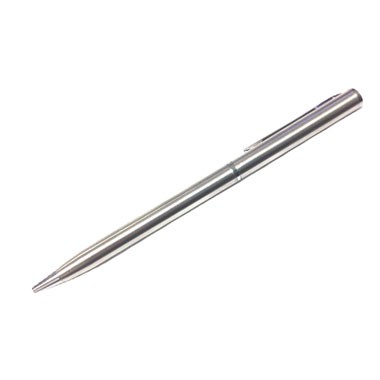 SLIM BALLPOINT PEN WITH CHROME TRIM 2