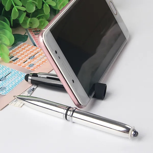 Light-Up Stylus ballpoint Pen with Phone Stand 4