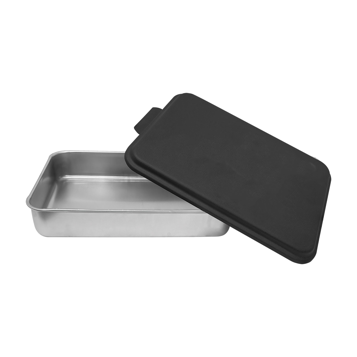 9" x 13" Aluminum Cake Pan with Black Lid 4