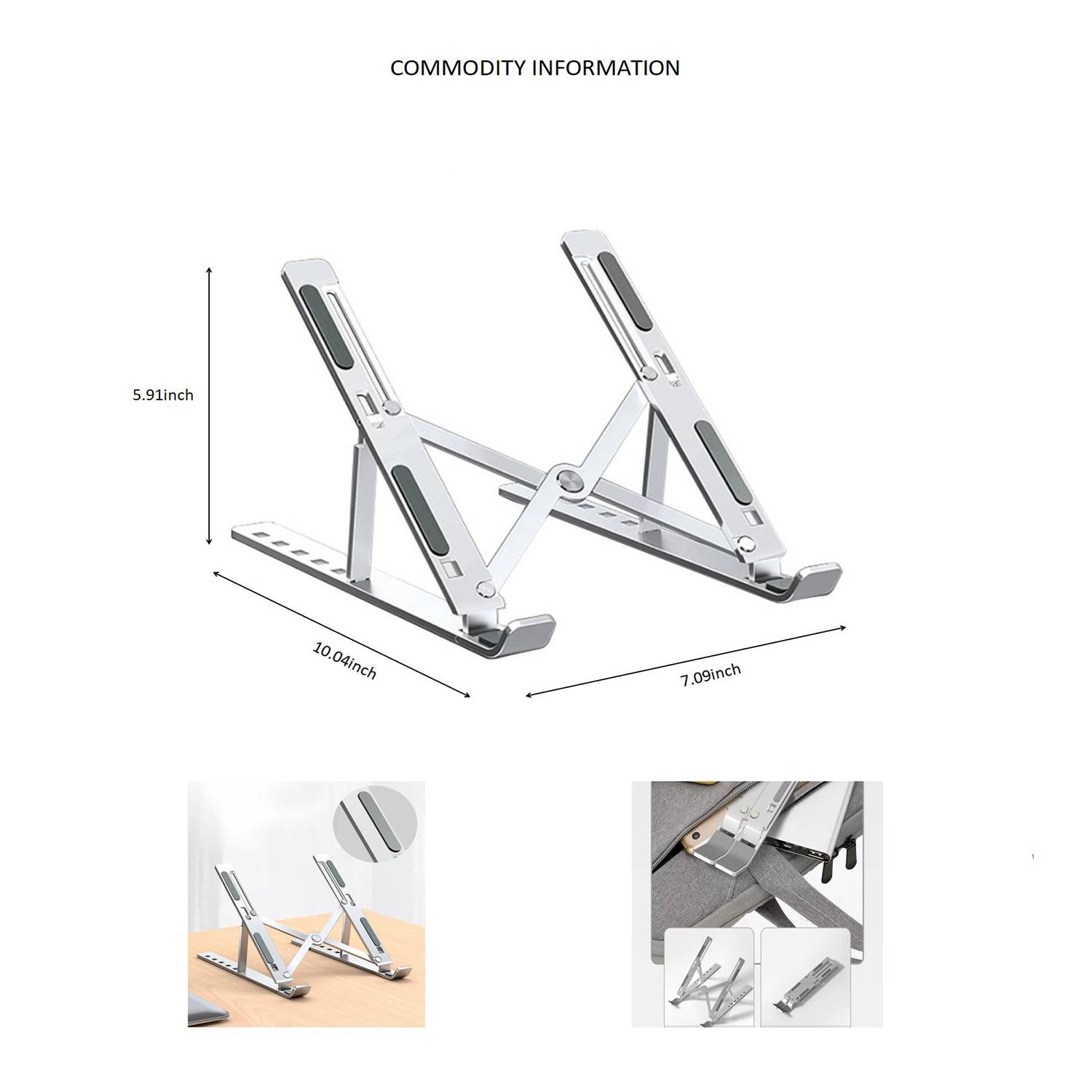 Laptop Stand Desktop Vertical Heat Dissipation 4