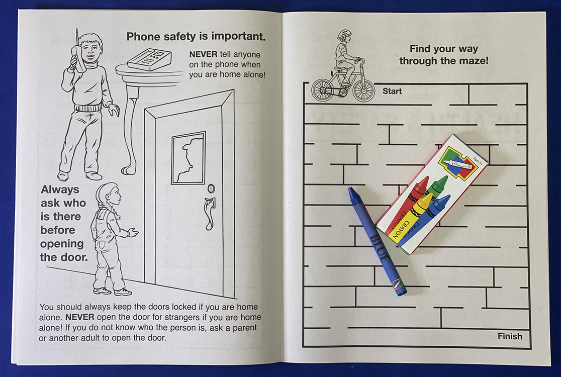 COLORING SET - A Guide to Health and Safety Coloring Book Fun Pack 6