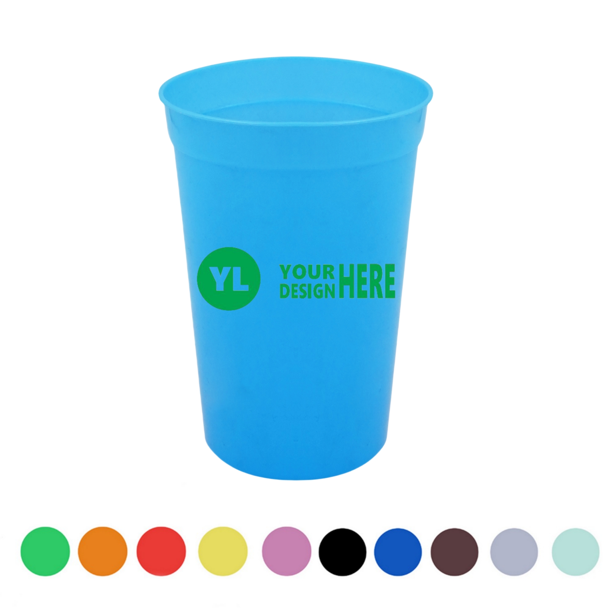 16oz Stadium Reusable Plastic Drink Cups 1