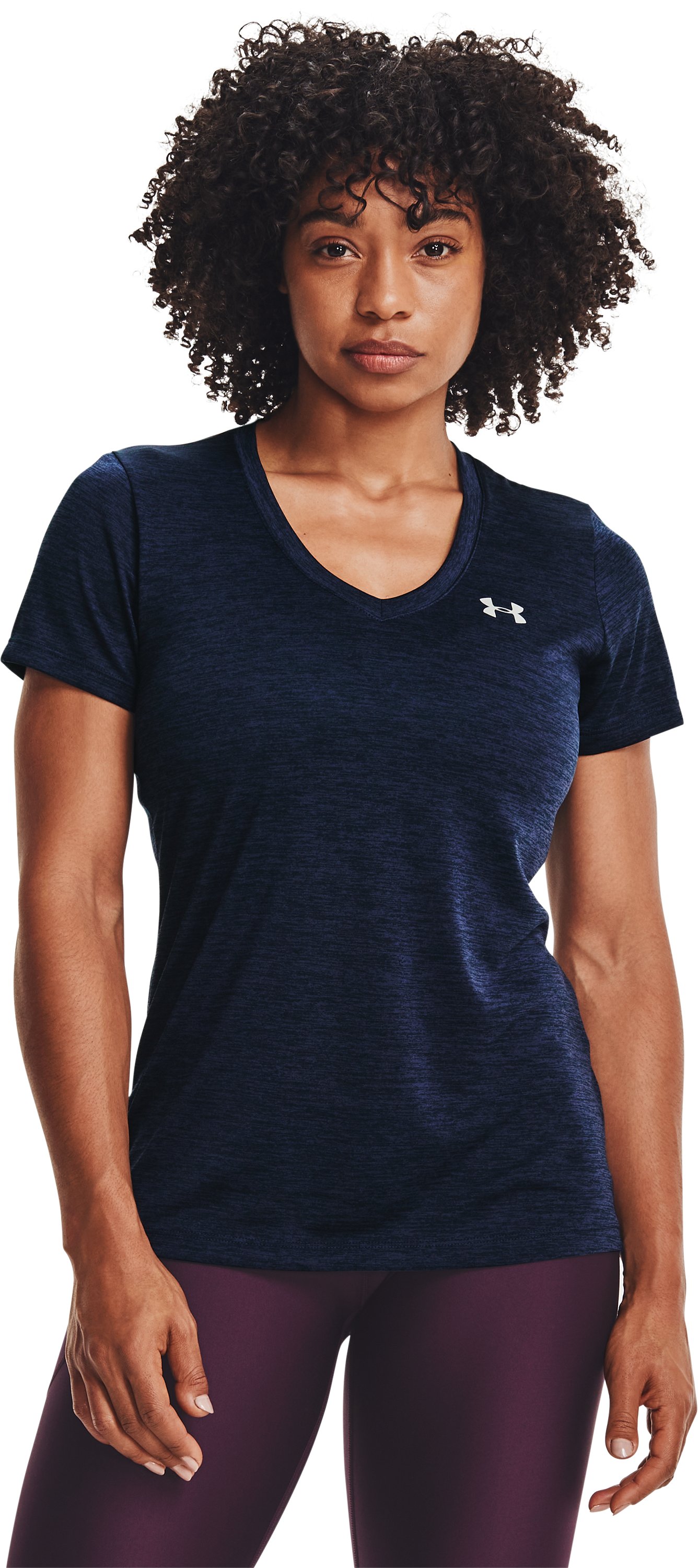 UA Tech Twist Women's V-Neck Short Sleeve 44