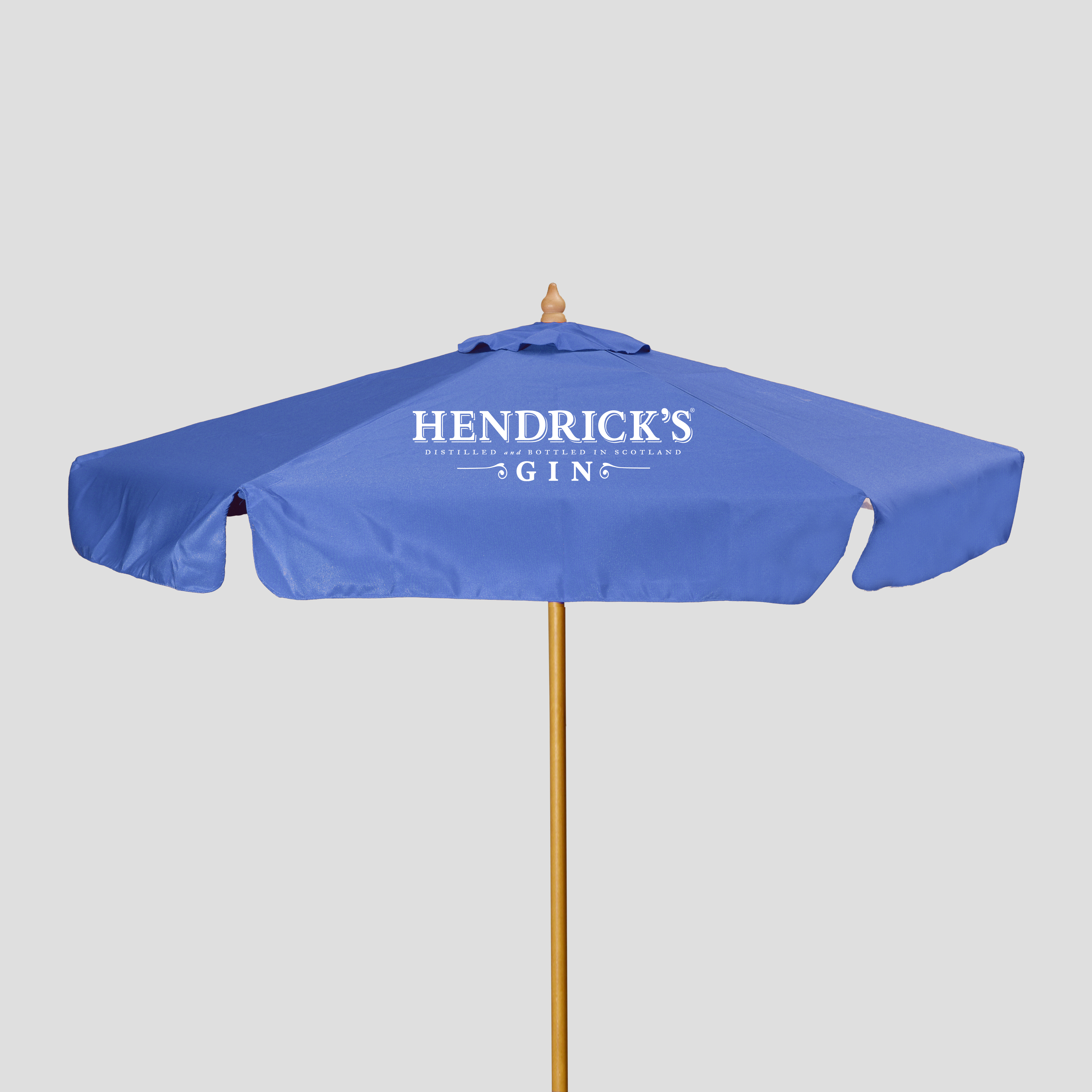 7' Wood Market Umbrella