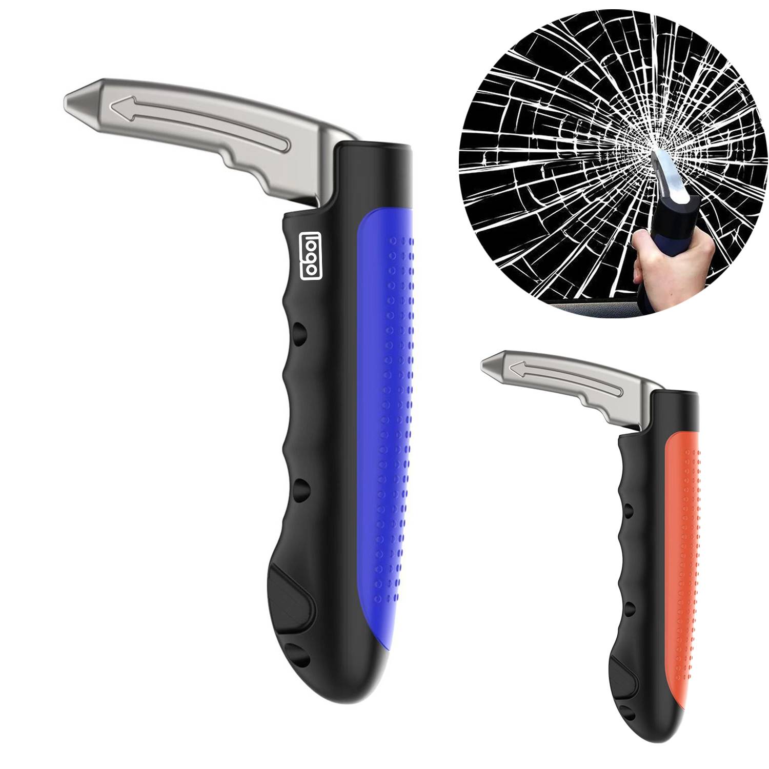 3 in 1 Aluminum Car Escape Tool w/ Safety Hammer 5