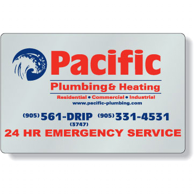 Dull Silver Foil Paper Roll Labels Stock Rectangle (3.25"x5")