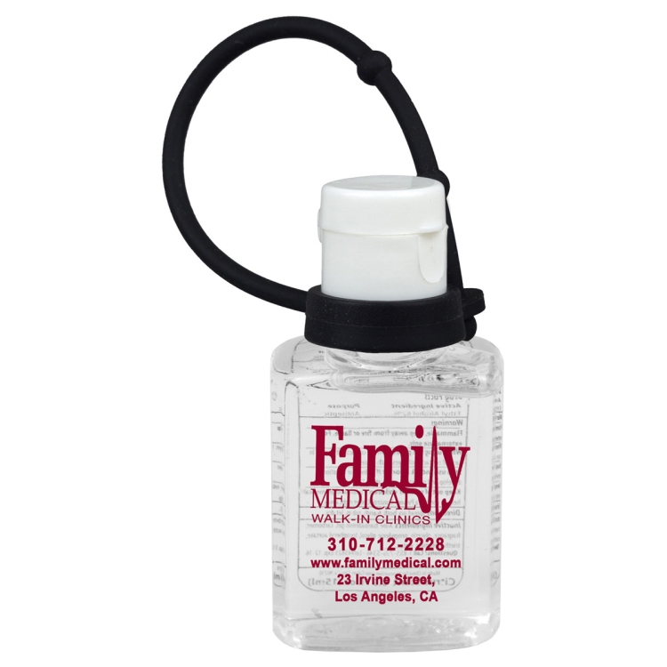 "SanPal S Connect" 0.5 oz Compact Hand Sanitizer Antibacterial Gel in Flip-Top Squeeze Bottle 2